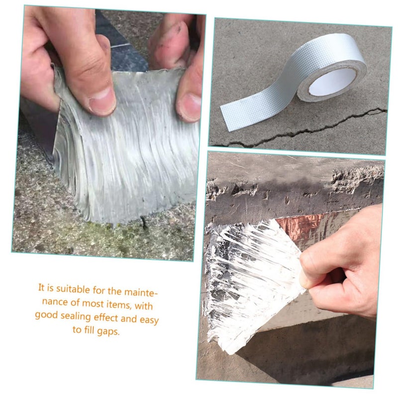 PartyKindom شريط إصلاح بوتيل 2 قطعة، مقاوم للماء ثقيل للأسطح والنوافذ وتصحيح التسربات الخارجية - Image 4