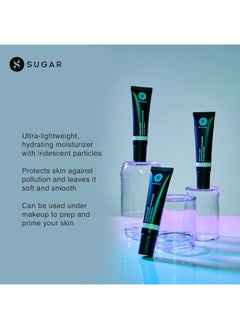 SUGAR Cosmetics Bling Leader Illuminating Moisturizer - 03 Peach Poppin' - Warm peach with a pearl finish Highlighter, Protection Against Pollution  - Image 4