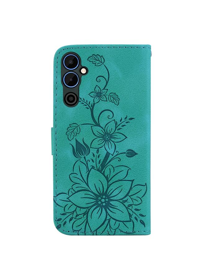 erorex Case For Tecno Pova Neo 2 Lily Embossed Leather Phone Case  - Image 3