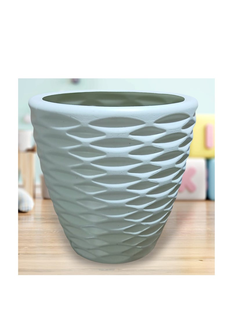 Planter - Chalet Diamond 30 cm - Polypropylene material (white) - Image 2