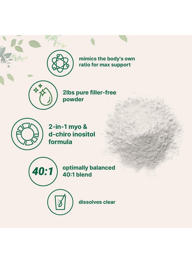 Micro Ingredients Myo-Inositol & D-Chiro Inositol Powder, 2lbs | Inositol Supplement for Women | 40:1 Ideal Ratio | Hormonal Balance & Ovarian Support | Non-GMO | Vegan | Filler-Free | 442 Servings - Image 3