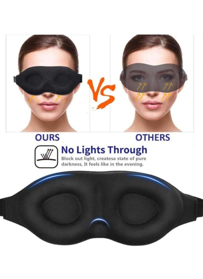 Alissa - Sleep Mask Soft and Comfortable Eye Shade Cover Concave Molded Night Sleep for Men and Women - Image 1