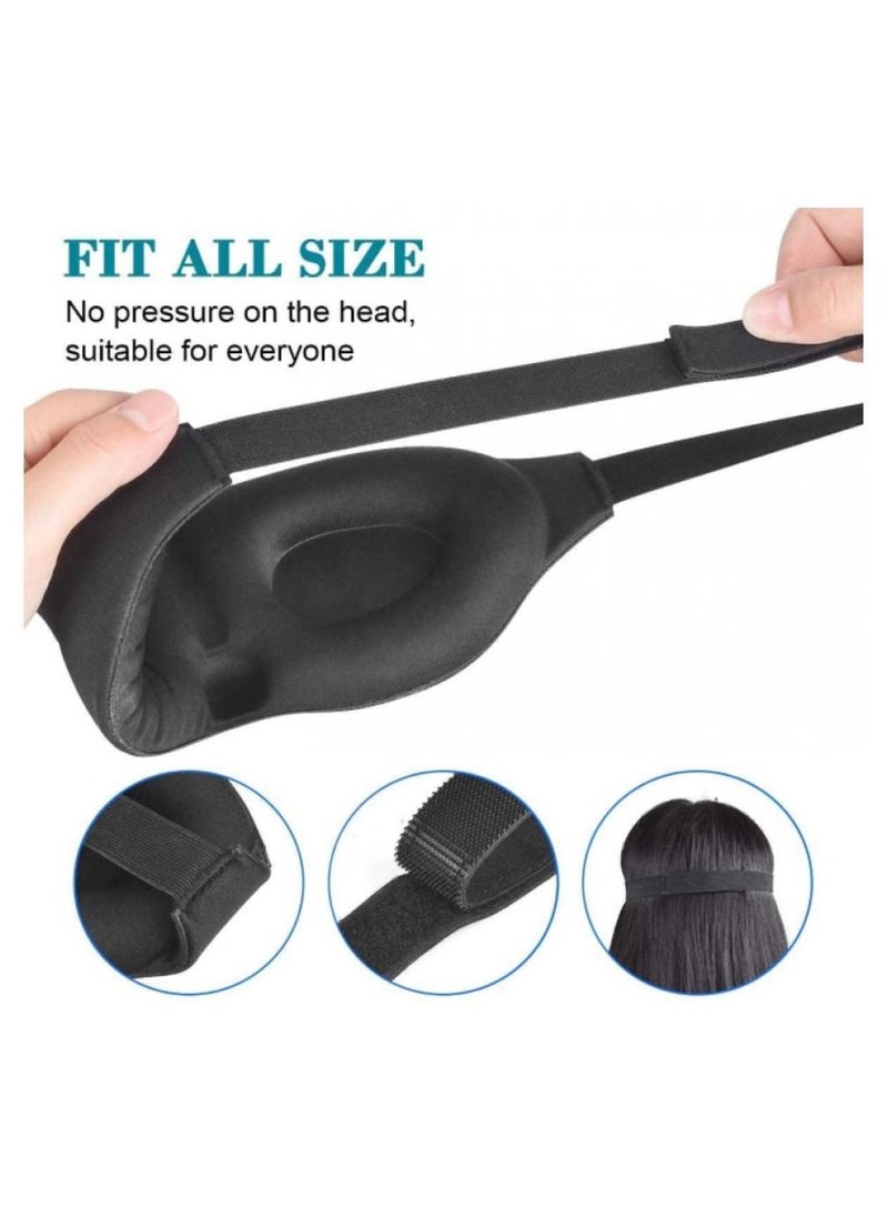 Alissa - Sleep Mask Soft and Comfortable Eye Shade Cover Concave Molded Night Sleep for Men and Women - Image 1