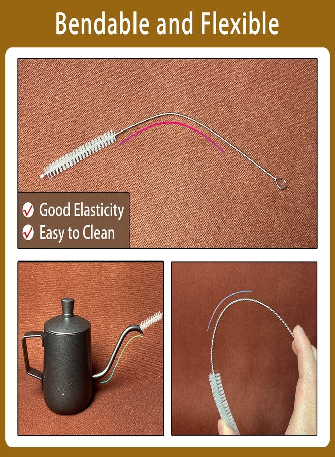 CIDYAUST Straw Brush Cleaner with 304 Stainless Steel Handle,Straw Cleaner Brush Extra Long 12 Inch,Extra Wide 12mm Straw Cleaning Brush for Baby Bottles,Sippy Cups and Stanley Cups(6-Pack). - Image 4