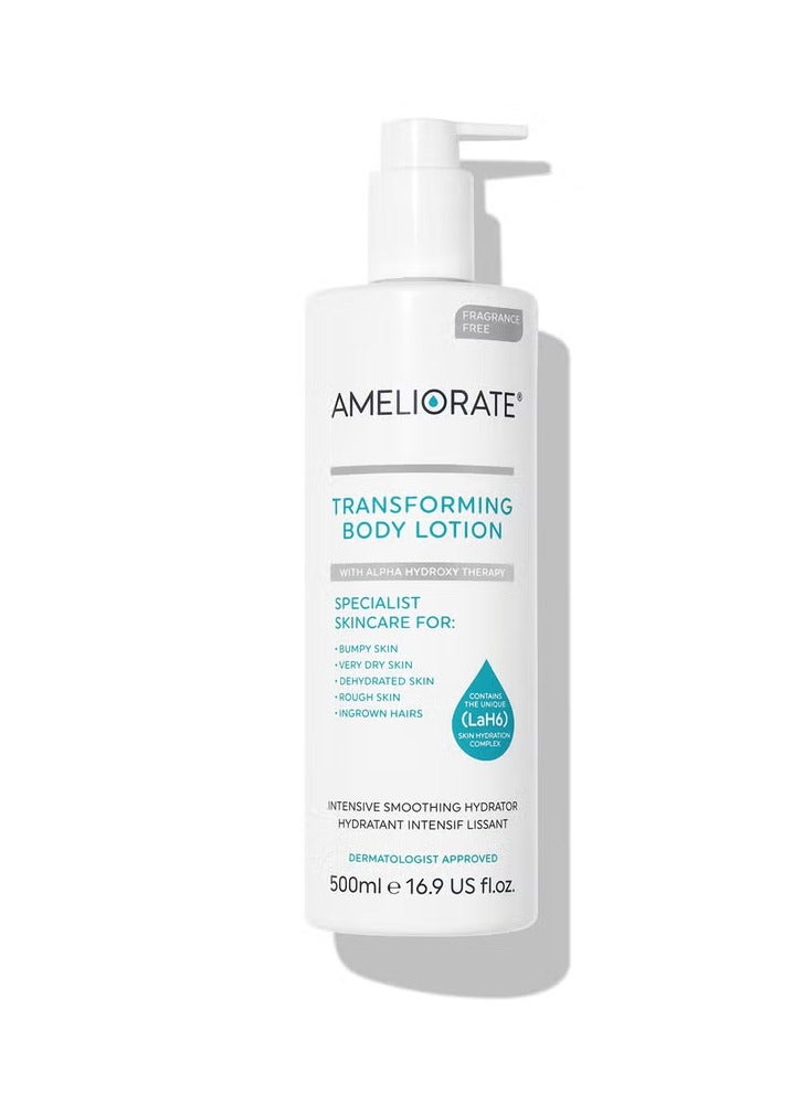AMELIORATE Transforming Body Lotion 500ml (Fragrance Free) - Image 1