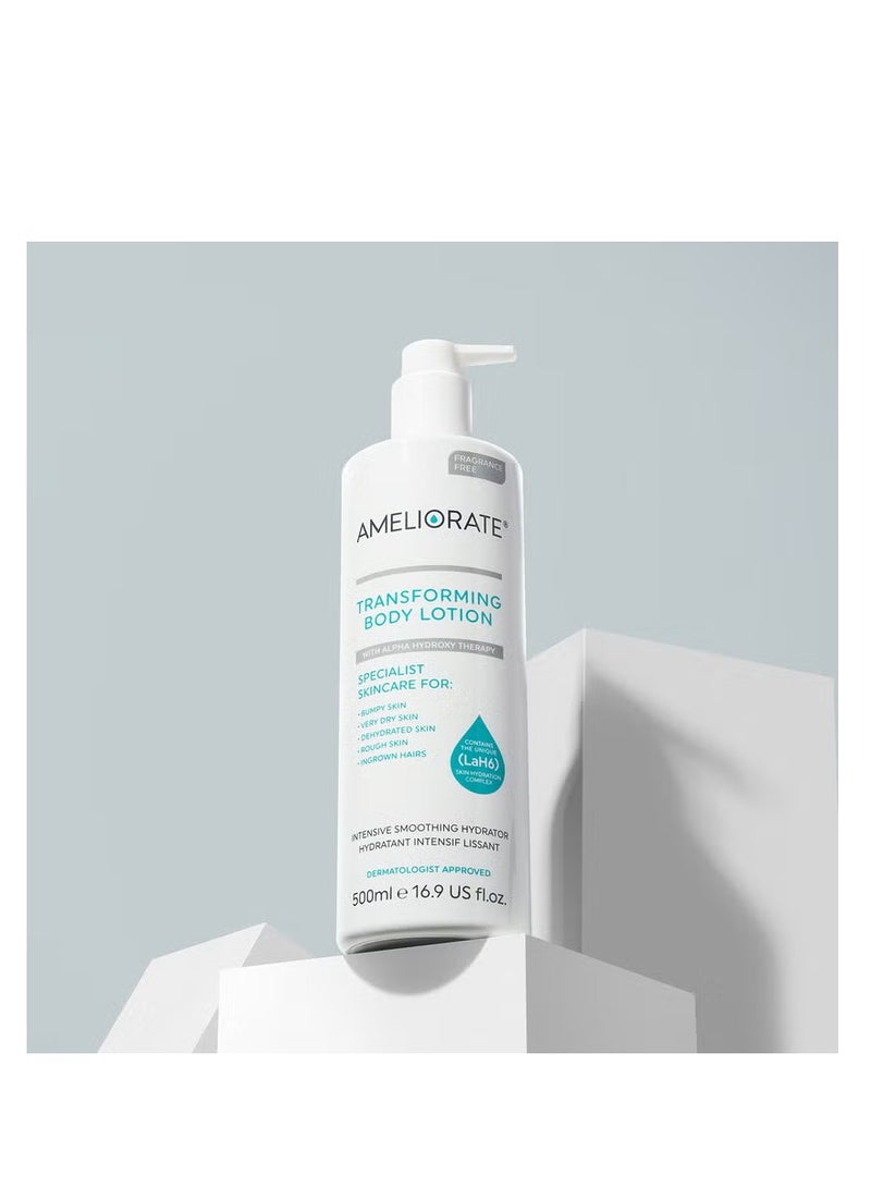 AMELIORATE Transforming Body Lotion 500ml (Fragrance Free) - Image 2