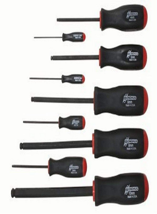 Bondhus 74699 Set of 9 Balldriver Screwdrivers with ProHold Tip, ProGuard Finish, sizes 1.5-10mm - Image 3