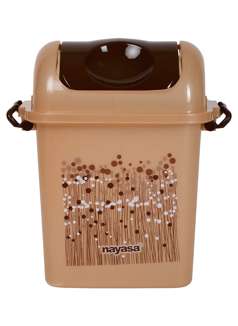 NAYASA Nayasa Plastic Square DLX Bathroom Set - 6 Pcs Set -Big - Brown  - Image 3