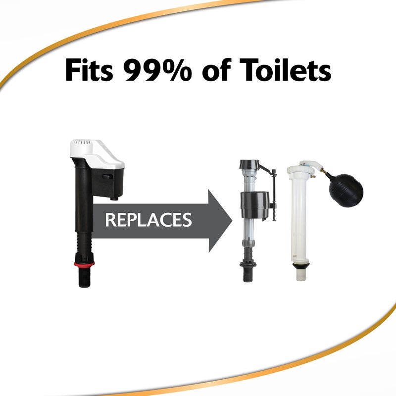 Korky 528 Toilet Fill Valve Universal Black(Packaging May Vary) - Image 4
