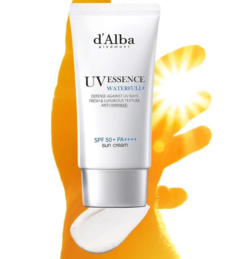 d'Alba Piedmont [ORIGINAL] UV Essence Sunscreen for Face SPF 50+ Face Moisturizer Ultra Violet Protection White Truffle Sun Cream Hydrate Skin and Decrease Wrinkles - Image 1