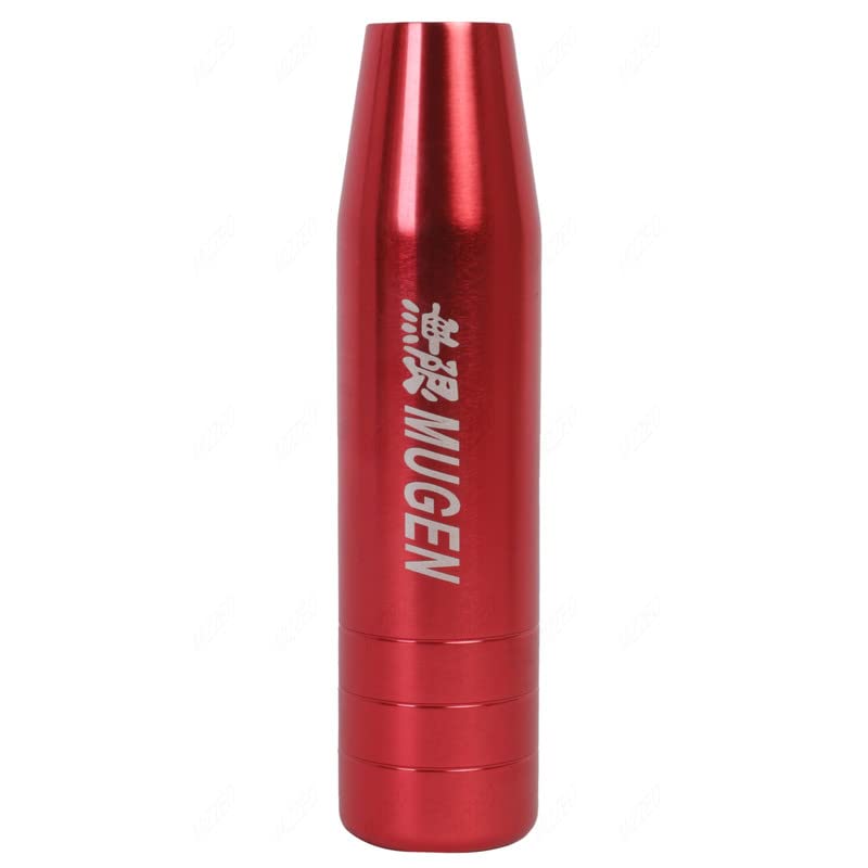 MIZZEO Gear Shift Knob (Design – Mugen Small - Red) with 3 Adapter Compatible with Mahindra Thar (2020) - Image 1