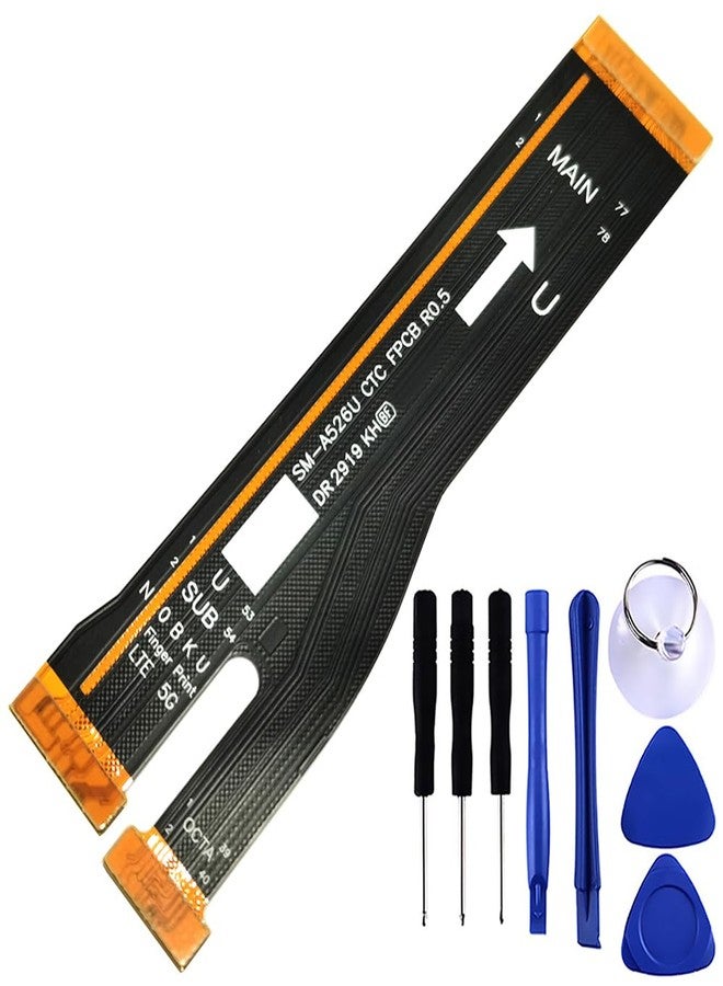Bestdealing Galaxy A52 5G A526 Main Board Connector CTC Flex Cable LCD Connnector Flex Cable Module Replacement to Motherboard Connector Ribbon for Samsung Galaxy A52 5G SM-A526 Repair Part (A52 5G SM-A526U) - Image 1