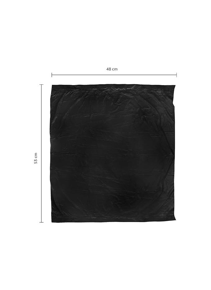STANZO STANZO Garbage Bags Medium 150 Count 19 x 21 inches Black For Dry Wet Waste 30 bagsroll Dustbin BagTrash Bag Black Color  - Image 3