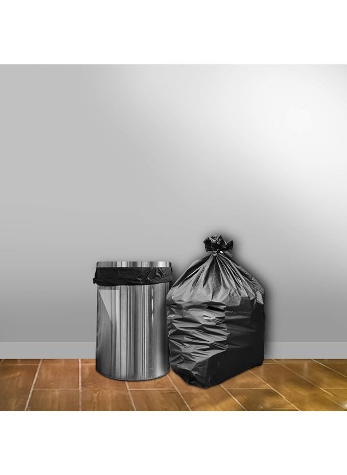 STANZO STANZO Garbage Bags Medium 150 Count 19 x 21 inches Black For Dry Wet Waste 30 bagsroll Dustbin BagTrash Bag Black Color  - Image 4