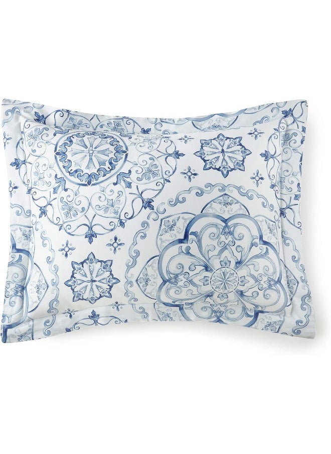 Hotel Linen Klub Hotel Linen Klub Glofresh Barcelona Design Duvet Cover King Size 3PC Set 300TC 100% Cotton Sateen Digital Printed 240 x 260 cm + 2PC Pillowcases 50 x 75 cm, Multicolor  - Image 3