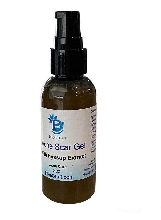 Diva Stuff Acne Scar Gel With Hyssop Extract Oil Free And Will Not Clog Pores Helps Decrease The Appearance Of Scars Caused By Acne Or Mild Skin Irritations Diva Stuff 2 Fluid Ounces - Image 1