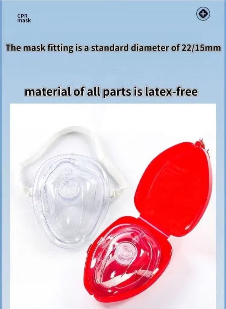 JIMATOR Choking Emergency Device Respiratory Training Trainer Rescue Mask CPR Device Rescue Device Training Products Family Removal Device for Suffocation Removing Blocked Objects Aid Device - Image 3