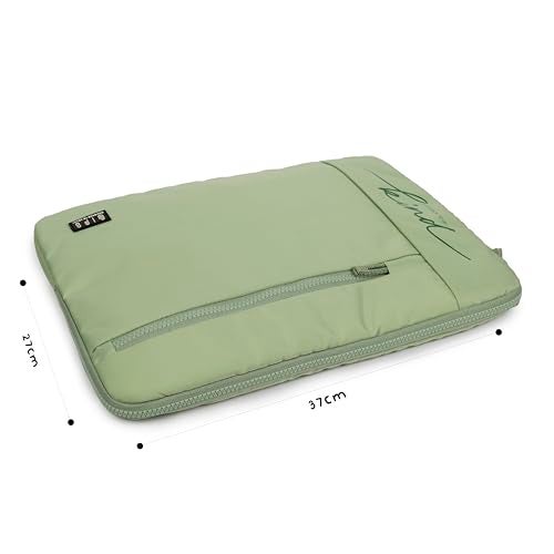 QIPS 14.5" inch Laptop Sleeve Cover Slim and Water Resistant for MAC/Dell/HP/Asus/Lenovo/Acer (Sea Green). - Image 5