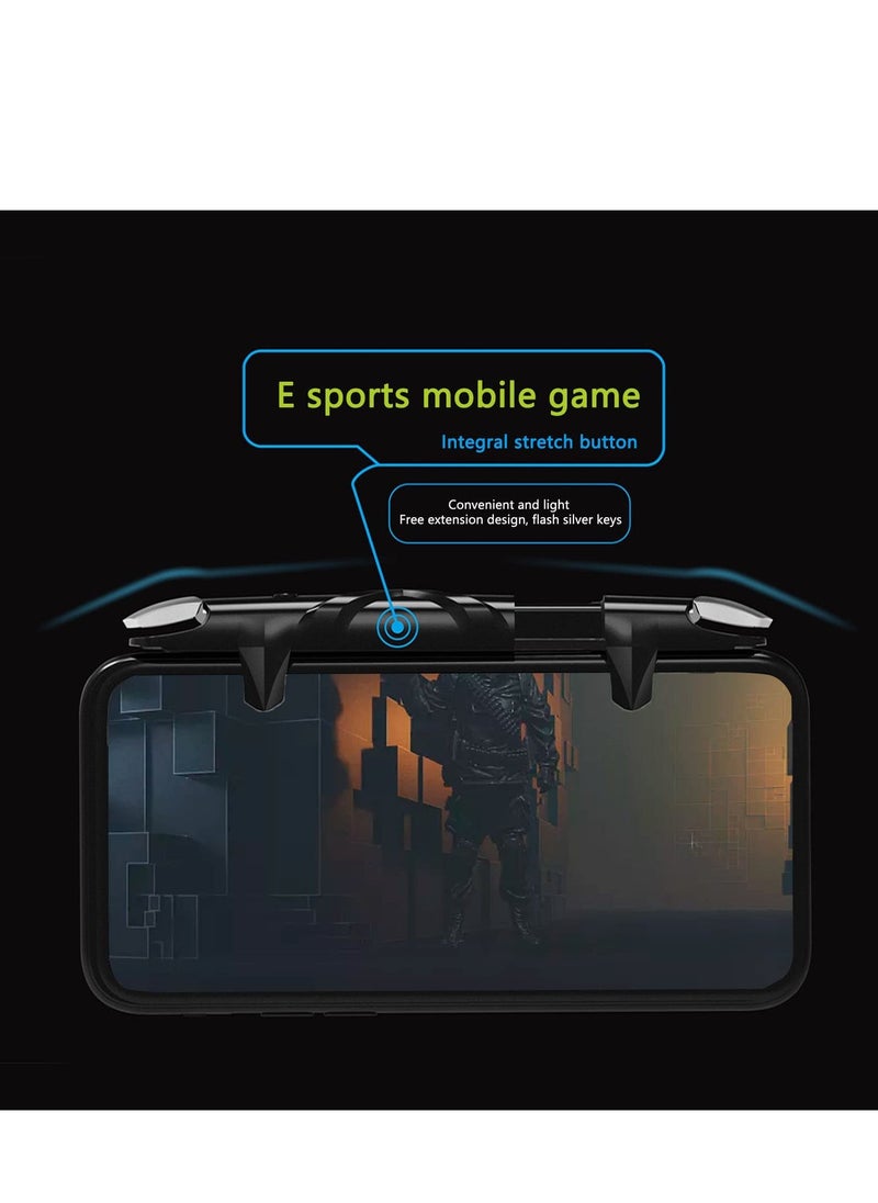 Generic - Mobile Game Trigger Joystick PUBG Pulse Automatic High Frequency Click 4 Speed Mobile Game Controller for IOS/Android Support COD/PUBG/ROS and Many Other Games Elevate Your Gaming Experience - Image 1