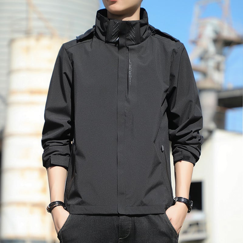 Men'S 3-In-1 Casual Waterproof Sports Versatile Jacket Baseball Jacket - Image 1