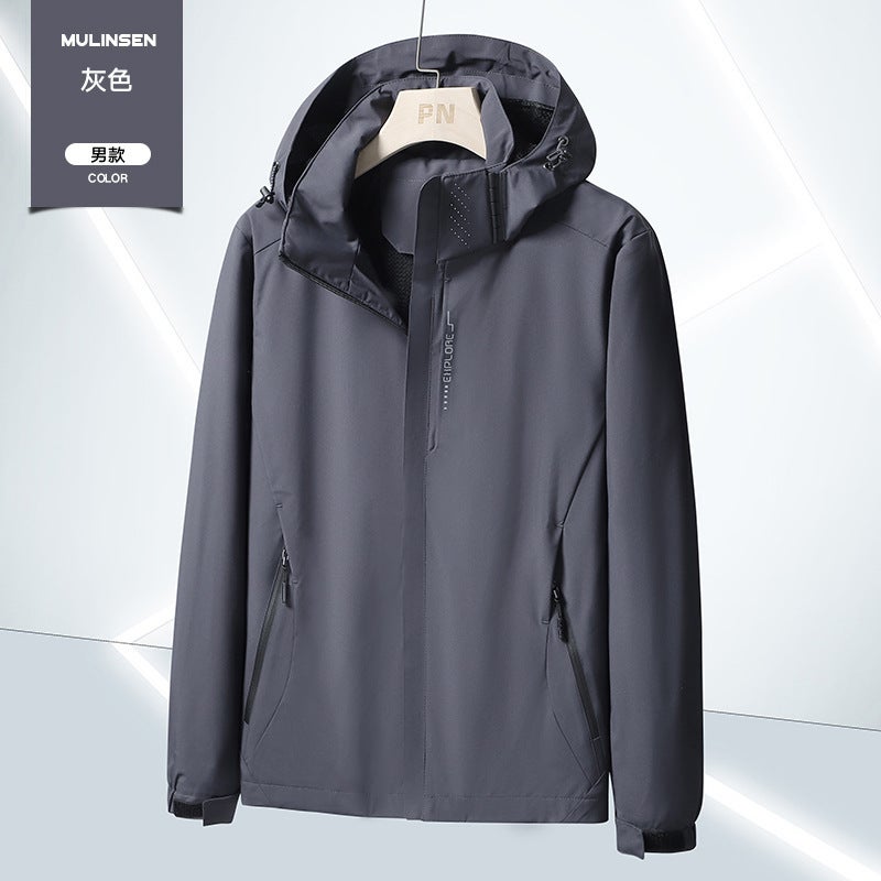 Men'S 3-In-1 Casual Waterproof Sports Versatile Jacket Baseball Jacket - Image 5