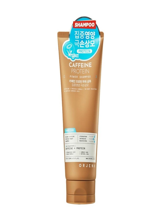 OJRN ORJENA Caffeine Protein Power Shampoo 200ml tube type - Image 1