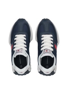 TOMMY HILFIGER Kids Lace Up Low Top Sneakers  - Image 3