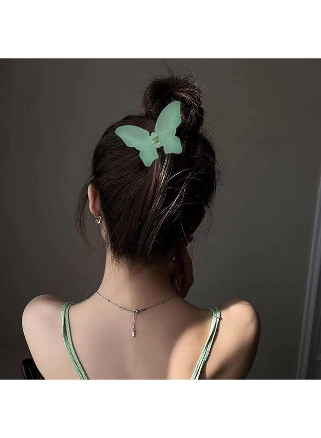 AUTOWRAP Butterfly Small Claw Clips for Thin Hair 4 Pack 1.6" Medium Matte Non-slip Short Hair Accessories for Women and Girls - Image 3