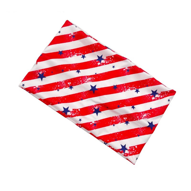 Women Fashion Independence Day Print Elastic Headband,1PC Head Wrap Hair Bandana Headband - Image 4