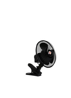 6-inch Black Fan With Clip And Operating Button. It Works On A 12-volt Car Lighter - pzsku/Z18F31525E400A159781FZ/45/_/1739186636/17089b62-ab5d-4fce-9b4d-eb8d3ce2959a