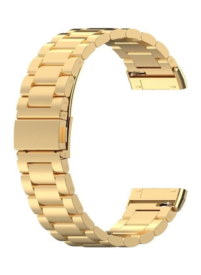 نيبمينينت سوار من الستانلس ستيل لساعة فيتبيت فيرسا 3/فيت بيت سينس ذهبي - Image 4