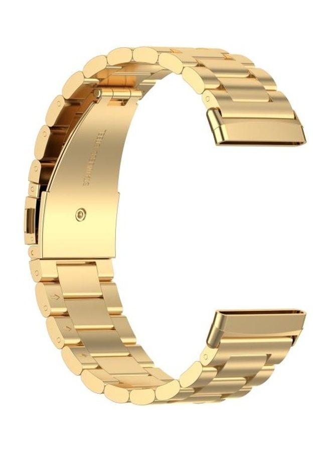 نيبمينينت سوار من الستانلس ستيل لساعة فيتبيت فيرسا 3/فيت بيت سينس ذهبي - Image 5