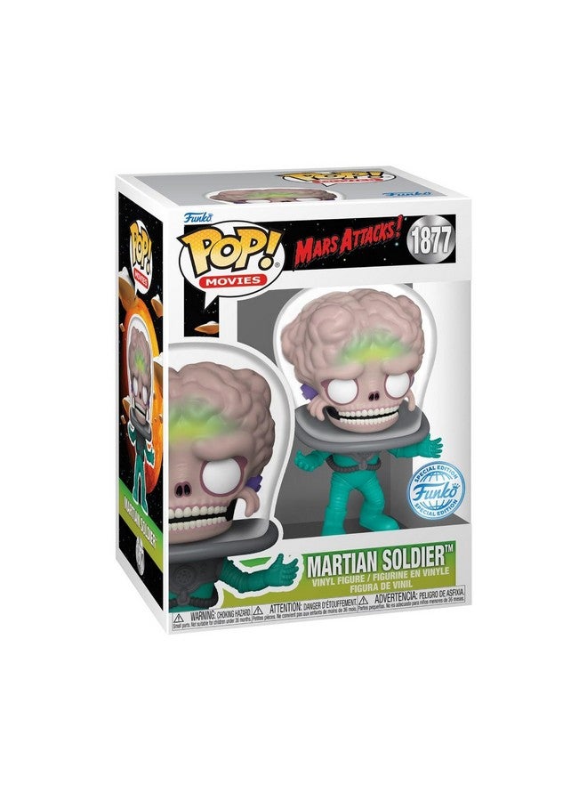 Funko POP! Movies: Mars Attacks - Soldier (Styles May Vary) (Glow) (SPC)' for ASIN 'B0D7MGV3LW - Image 1