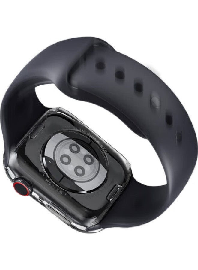 Wei Qiantu Weiqiantu Compatible With Apple Watch Protective Case, Suitable For Apple Iwatch S9/8, Ultra1/2 Hollow Soft Shell, Shockproof [Ultra/2-49Mm] Soft Case, Transparent Color - Image 2