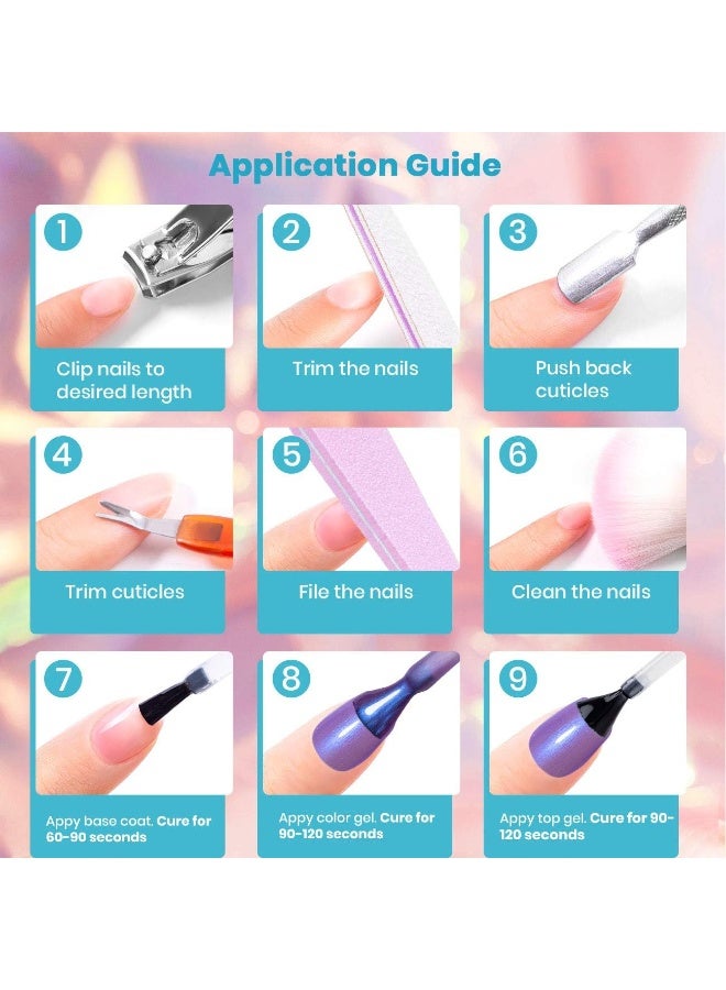 رارچسم طلاء أظافر جل لؤلؤي طلاء أظافر جل شفاف لامع على شكل صدفة بحرية وردية اللون قطعة واحدة 15 مل طلاء أظافر قابل للنقع بتأثير لامع لفن الأظافر في المنزل صالون صدفة 43 - Image 5