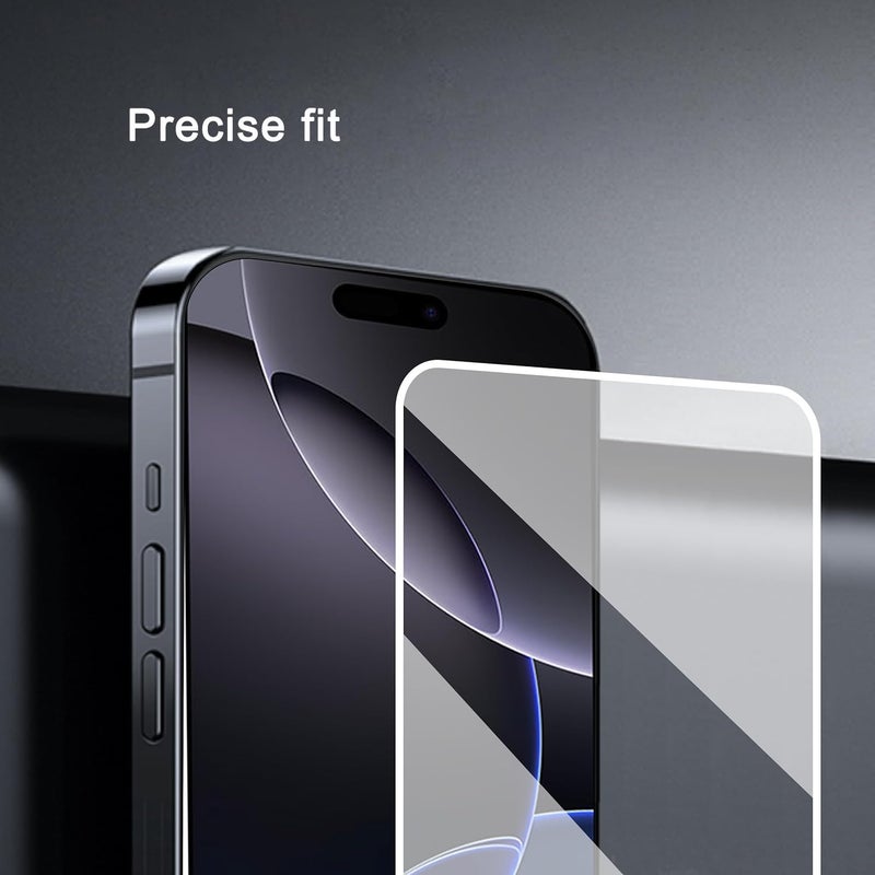 Ailun 3 Pack Screen Protector for iPhone 16 Pro Max [6.9 inch] with Installation Frame, Tempered Glass, Sensor Protection, Dynamic Island Compatible, Case Friendly - Image 4