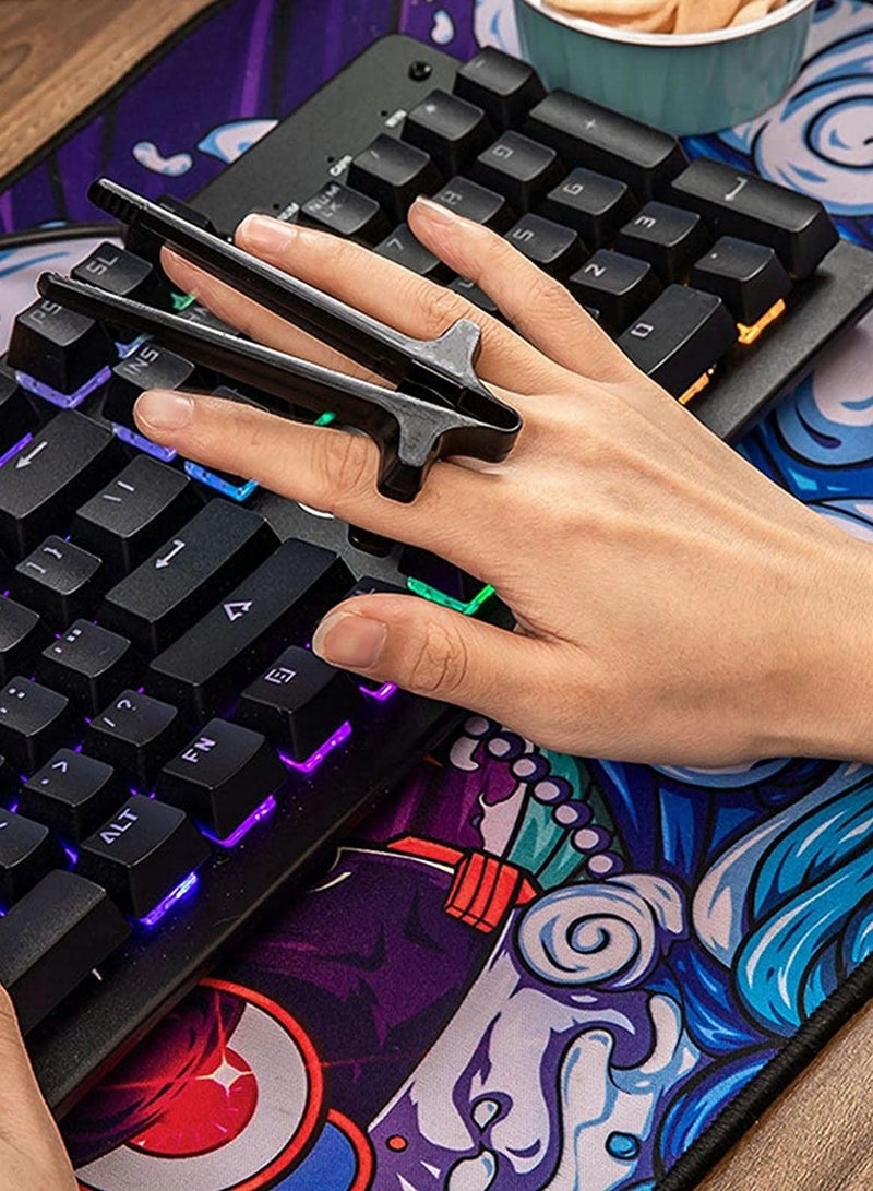 KASTWAVE Finger Chopsticks for Gamers, Lazy Auxiliary Chopsticks, Portable Snack Clamp Clips - Image 4