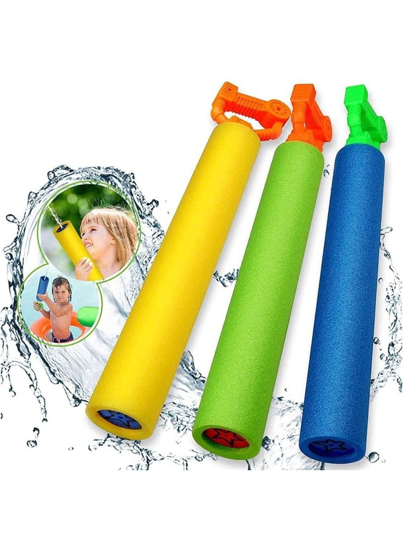 3 Pack Foam Sprinkler Playset, Foam Water Blaster Set Pool Toys, Kids Sprinkler Toys, Non Toxic, Long Shotting Distance, Easy to Use, Used for Pool, Beach, Garden, Party, Etc  - Image 1