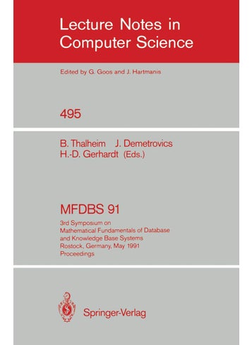 MFDBS 91: 3rd Symposium on Mathematical Fundamentals of Database and Knowledge Base Systems, Rostock, Germany, May 6-9, 1991 - pzsku/Z18F36C58E7ACE379E884Z/45/1749041428/c22e1c20-d315-4369-ae1f-2cf7ff46df18