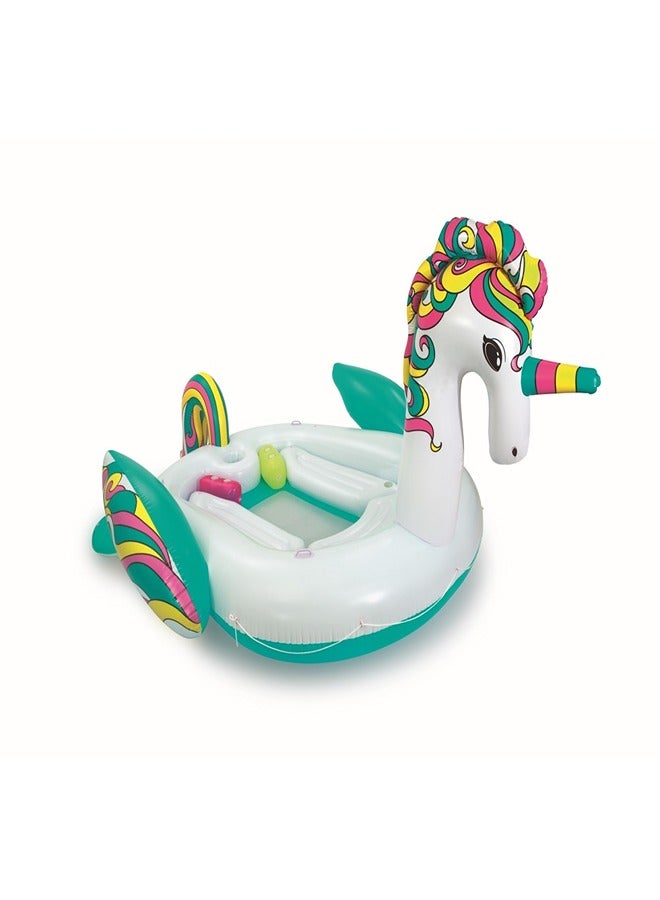 بست واي عوامة حمام السباحة/الشاطئ جزيرة عائمة من الفينيل متعددة الألوان - 43228 - Image 2