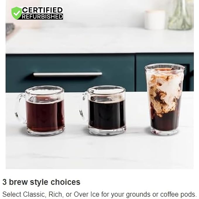 Renewed Ninja CFP105 DualBrew Hot & Iced Coffee Maker Black (Renewed) Bundle with 2 YR CPS Enhanced Protection Pack - Image 2