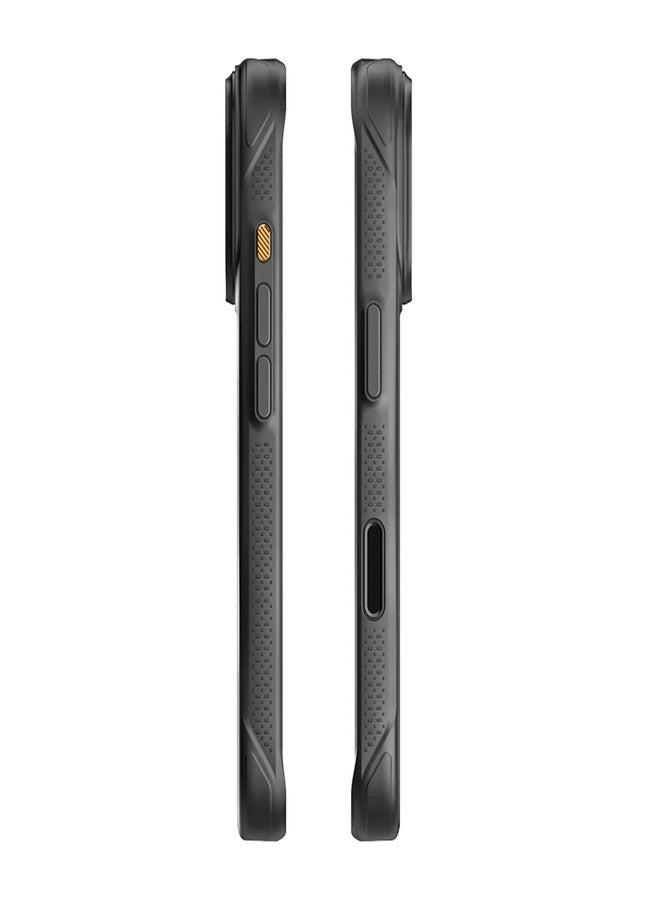 REBEL Case for iPhone 17 Pro [GEN7 Aramid Fiber] Strong MagSafe Compatible, Grippy Sides, Shockproof Corners, Metal Lens + Buttons, Upgraded Protective Design, 6.3 Inch Phone 2025 (Black) - Image 4