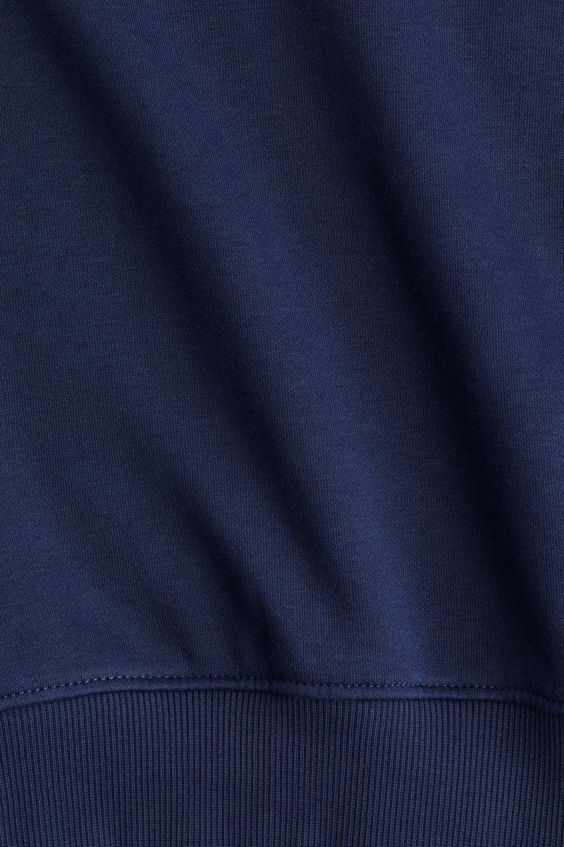 اتش اند ام سويت شيرت بقبة كرو من القطن السميك