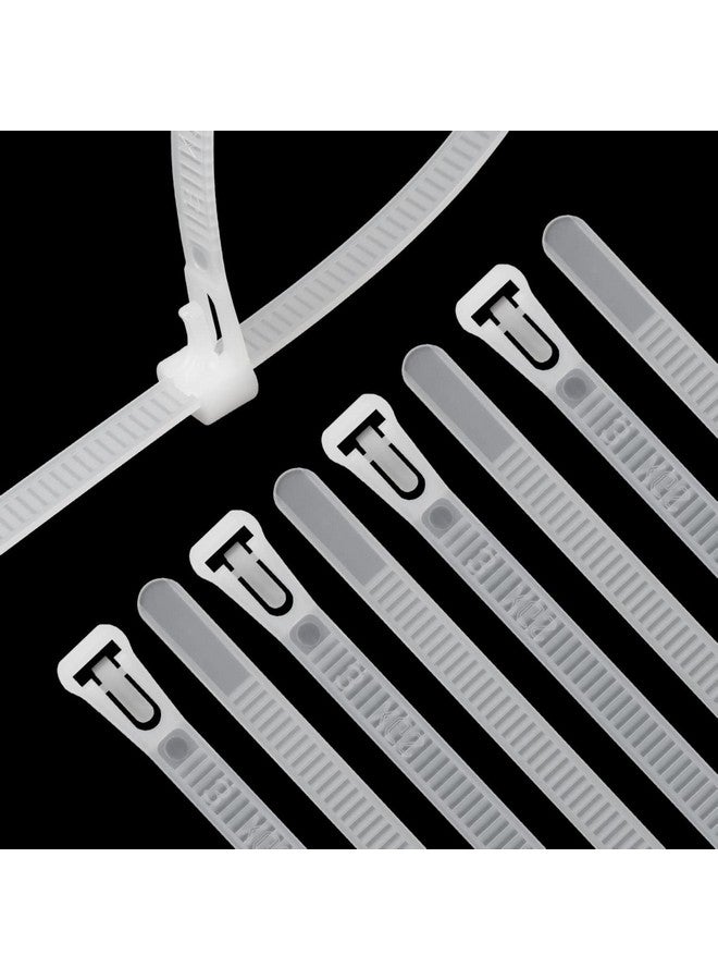 Hian 8-Inch White Cable Ties, 3.6mm Width, Nylon Zip Ties for Home, Office, and Outdoor Use - Strong, Durable, and Versatile Cable Organizers (Pack of 100) - Image 5