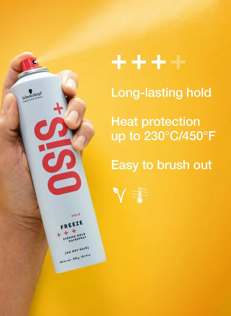 Schwarzkopf Professional  Osis Freeze Spray - Strong Hold - 300 ml  | Best Price UAE