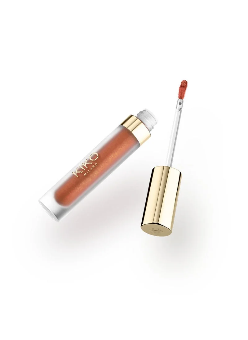 كيكو ميلانو HOLIDAY WONDERLIGHTS SPARKLY MATTE LIQUID LIPSTICK Clementine Sauce
