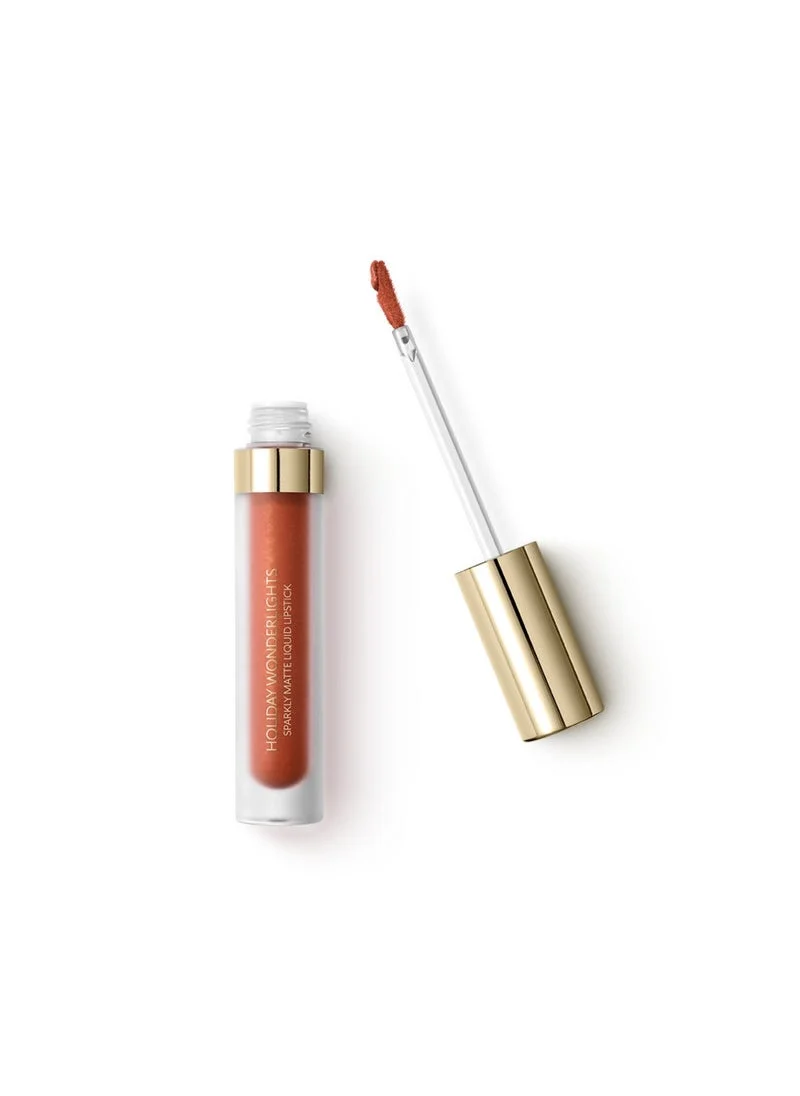 كيكو ميلانو HOLIDAY WONDERLIGHTS SPARKLY MATTE LIQUID LIPSTICK Clementine Sauce