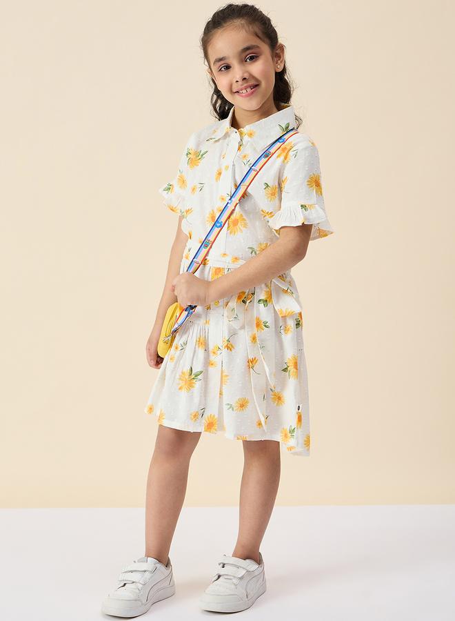 ستايلو بج فستان قميص ستايلو بطبعة زهور دوبي - Image 2
