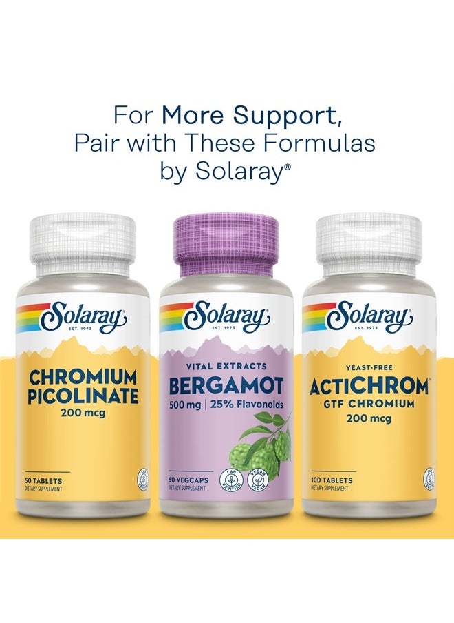 Solaray - Solaray تركيبة متقدمة من البرغموت، مستخلص فواكه لدعم القلب والأوعية الدموية، غطاء نباتي (بلاستيكي) 500 مجم، 60 قيراط - Image 1