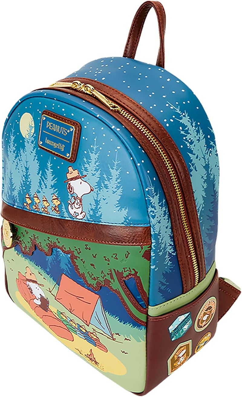 Loungefly Peanuts Beagle Scouts 50TH Anniversary Mini Backpack - Image 5